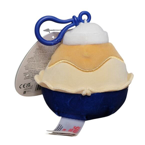Squishmallows USS Butterscotch Clip On Plush 4" Stranger Things Backpack Bag - Picture 2 of 4